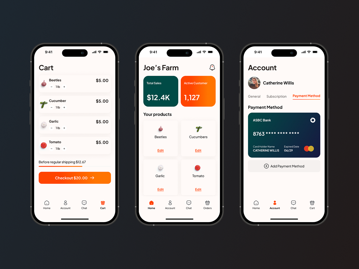 Farmhub — farm-to-table mobile app