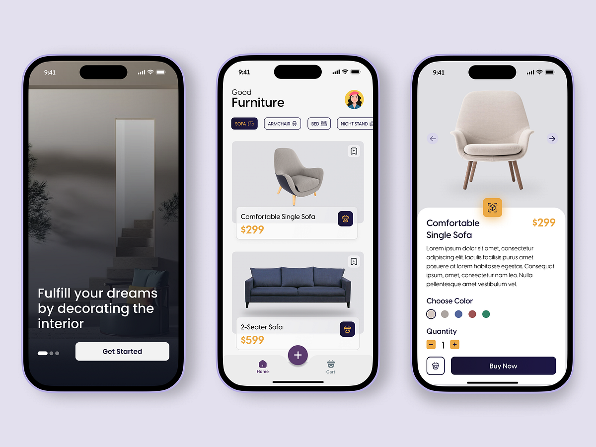 Good Furniture — e-commerce app